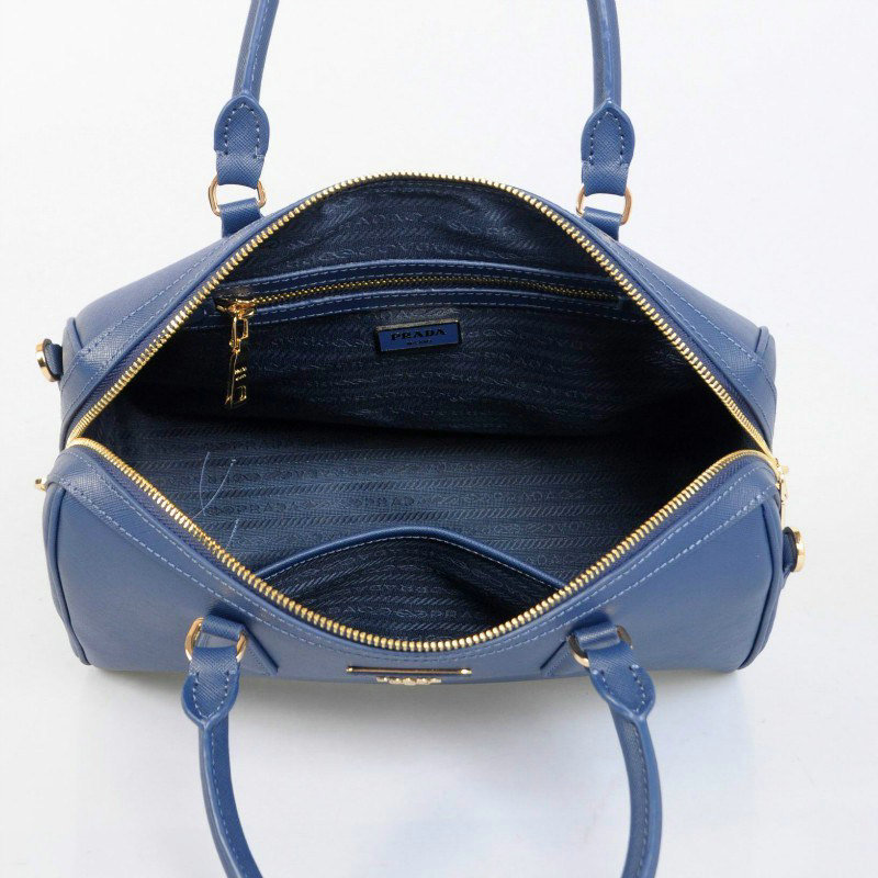 2014 Prada Saffiano Leather 32cm Two Handle Bag BL0823 royablue for sale